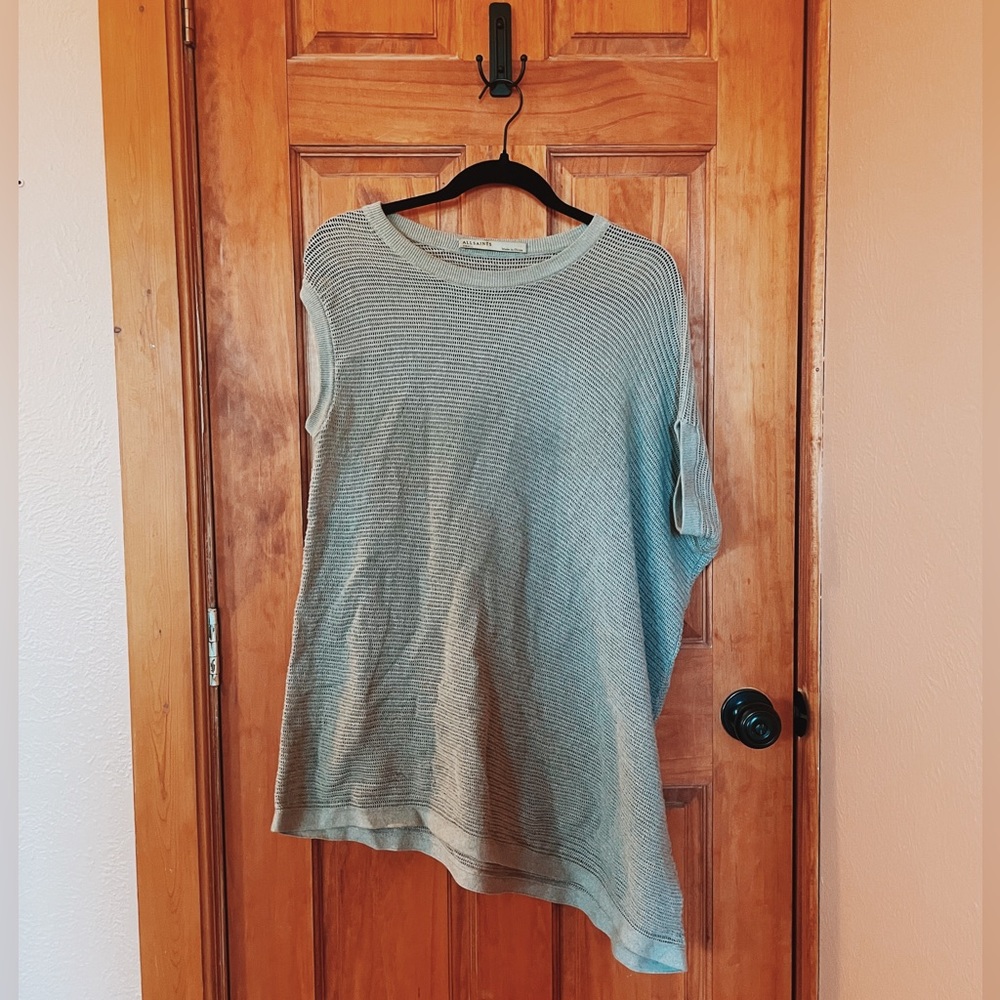 All Saints Shoulder Asymmetrical Top